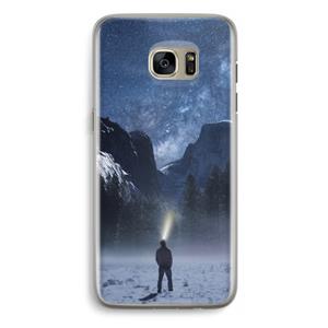 CaseCompany Wanderlust: Samsung Galaxy S7 Edge Transparant Hoesje