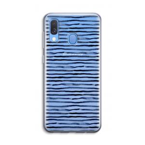 CaseCompany Verrassende lijnen: Samsung Galaxy A40 Transparant Hoesje