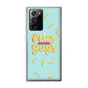 CaseCompany Always fries: Samsung Galaxy Note 20 Ultra / Note 20 Ultra 5G Transparant Hoesje