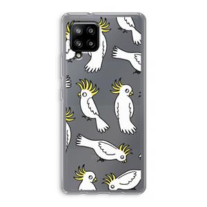 CaseCompany Papegaai: Samsung Galaxy A42 5G Transparant Hoesje