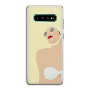 CaseCompany Summer: Samsung Galaxy S10 Plus Transparant Hoesje