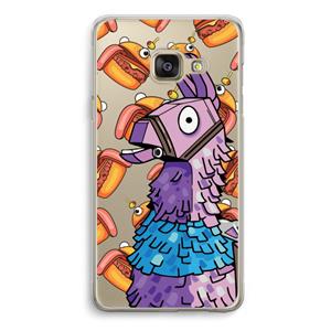 CaseCompany Loot Burger: Samsung A3 (2017) Transparant Hoesje