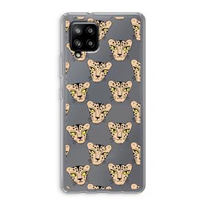 CaseCompany Tijger: Samsung Galaxy A42 5G Transparant Hoesje