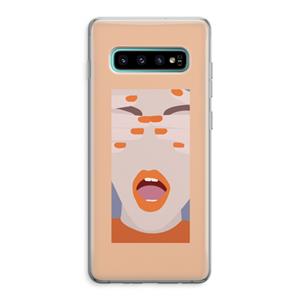 CaseCompany Surprise: Samsung Galaxy S10 Plus Transparant Hoesje