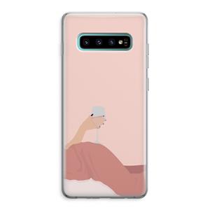 CaseCompany Wine: Samsung Galaxy S10 Plus Transparant Hoesje