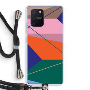 CaseCompany Gestalte 1: Samsung Galaxy Note 10 Lite Transparant Hoesje met koord