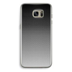 CaseCompany Musketon Halftone: Samsung Galaxy S7 Edge Transparant Hoesje