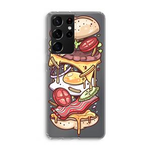 CaseCompany Diet Coke Please: Samsung Galaxy S21 Ultra Transparant Hoesje