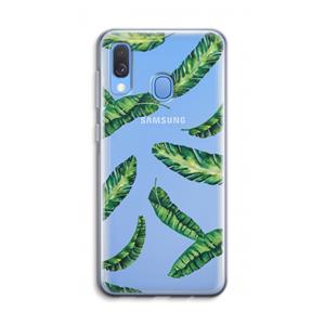 CaseCompany Lange bladeren: Samsung Galaxy A40 Transparant Hoesje