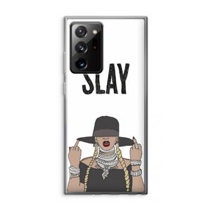 CaseCompany Slay All Day: Samsung Galaxy Note 20 Ultra / Note 20 Ultra 5G Transparant Hoesje