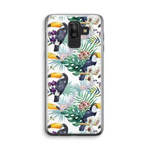 CaseCompany Tukans: Samsung Galaxy J8 (2018) Transparant Hoesje