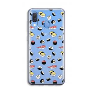 CaseCompany Sushi time: Samsung Galaxy A40 Transparant Hoesje