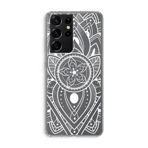 CaseCompany It's Complicated: Samsung Galaxy S21 Ultra Transparant Hoesje