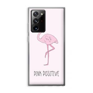CaseCompany Pink positive: Samsung Galaxy Note 20 Ultra / Note 20 Ultra 5G Transparant Hoesje