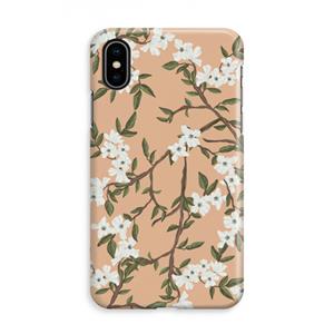 CaseCompany Blossoming spring: iPhone Xs Volledig Geprint Hoesje