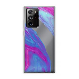 CaseCompany Zweverige regenboog: Samsung Galaxy Note 20 Ultra / Note 20 Ultra 5G Transparant Hoesje