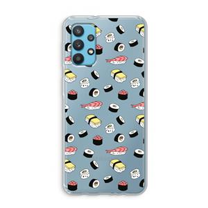CaseCompany Sushi time: Samsung Galaxy A32 4G Transparant Hoesje