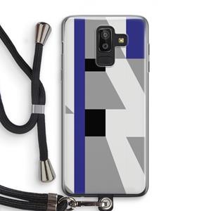 CaseCompany Gestalte 2: Samsung Galaxy J8 (2018) Transparant Hoesje met koord