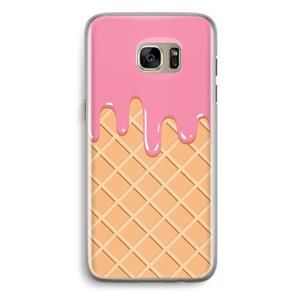 CaseCompany Ice cream: Samsung Galaxy S7 Edge Transparant Hoesje
