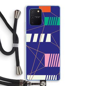 CaseCompany Gestalte 5: Samsung Galaxy Note 10 Lite Transparant Hoesje met koord