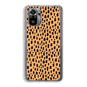 CaseCompany Panter: Xiaomi Redmi Note 10S Transparant Hoesje