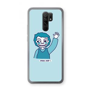 CaseCompany Zwaai: Xiaomi Redmi 9 Transparant Hoesje