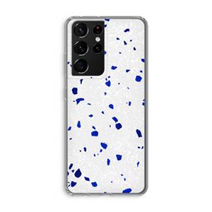 CaseCompany Terrazzo N°5: Samsung Galaxy S21 Ultra Transparant Hoesje