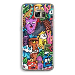 CaseCompany Vexx Mixtape: Samsung Galaxy S7 Edge Transparant Hoesje