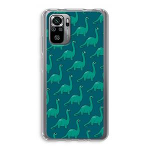 CaseCompany Diplodocus: Xiaomi Redmi Note 10S Transparant Hoesje