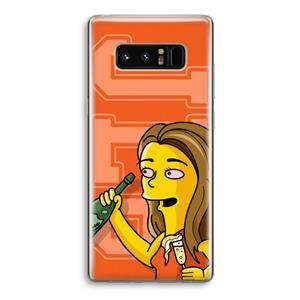 CaseCompany Jamie Lee Simpson: Samsung Galaxy Note 8 Transparant Hoesje