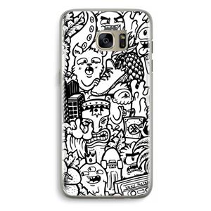 CaseCompany Vexx Mixtape #2: Samsung Galaxy S7 Edge Transparant Hoesje