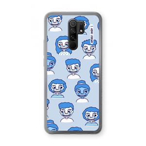 CaseCompany Gezichtjes: Xiaomi Redmi 9 Transparant Hoesje
