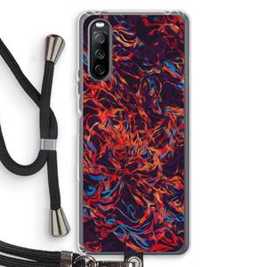 CaseCompany Lucifer: Sony Sony Xperia 10 III Transparant Hoesje met koord