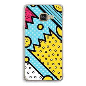 CaseCompany Pop Art #1: Samsung A3 (2017) Transparant Hoesje