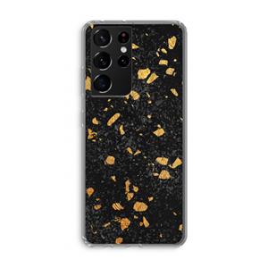 CaseCompany Terrazzo N°7: Samsung Galaxy S21 Ultra Transparant Hoesje