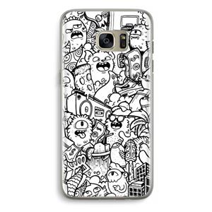 CaseCompany Vexx City #2: Samsung Galaxy S7 Edge Transparant Hoesje