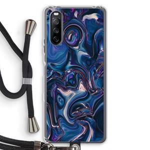 CaseCompany Mirrored Mirage: Sony Sony Xperia 10 III Transparant Hoesje met koord