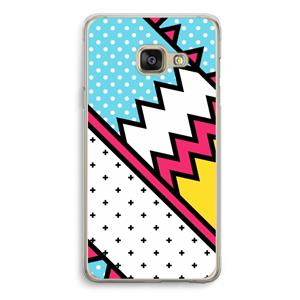 CaseCompany Pop Art #2: Samsung A3 (2017) Transparant Hoesje