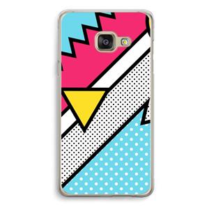 CaseCompany Pop Art #3: Samsung A3 (2017) Transparant Hoesje