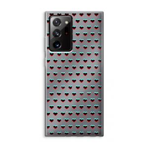 CaseCompany Hartjes: Samsung Galaxy Note 20 Ultra / Note 20 Ultra 5G Transparant Hoesje