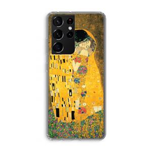 CaseCompany Der Kuss: Samsung Galaxy S21 Ultra Transparant Hoesje