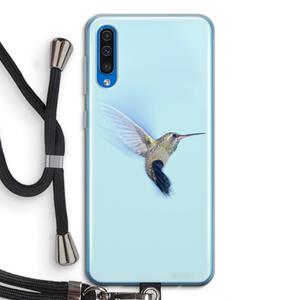 CaseCompany Kolibri: Samsung Galaxy A50 Transparant Hoesje met koord