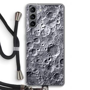 CaseCompany Maanlandschap: Samsung Galaxy S21 Transparant Hoesje met koord