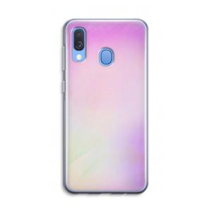 CaseCompany Flow mist pastel: Samsung Galaxy A40 Transparant Hoesje