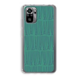CaseCompany Swirls: Xiaomi Redmi Note 10S Transparant Hoesje