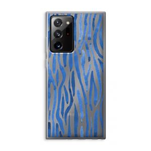 CaseCompany Blauwe nerven: Samsung Galaxy Note 20 Ultra / Note 20 Ultra 5G Transparant Hoesje