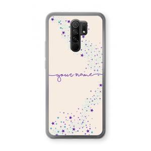 CaseCompany Sterren: Xiaomi Redmi 9 Transparant Hoesje