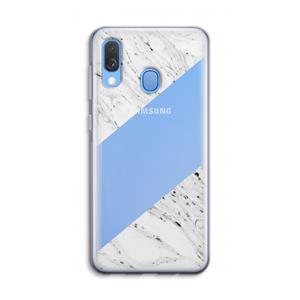 CaseCompany Biggest stripe: Samsung Galaxy A40 Transparant Hoesje