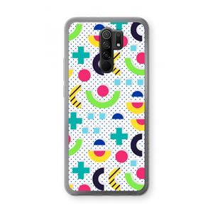 CaseCompany 8-bit N°1: Xiaomi Redmi 9 Transparant Hoesje