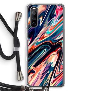 CaseCompany Quantum Being: Sony Sony Xperia 10 III Transparant Hoesje met koord